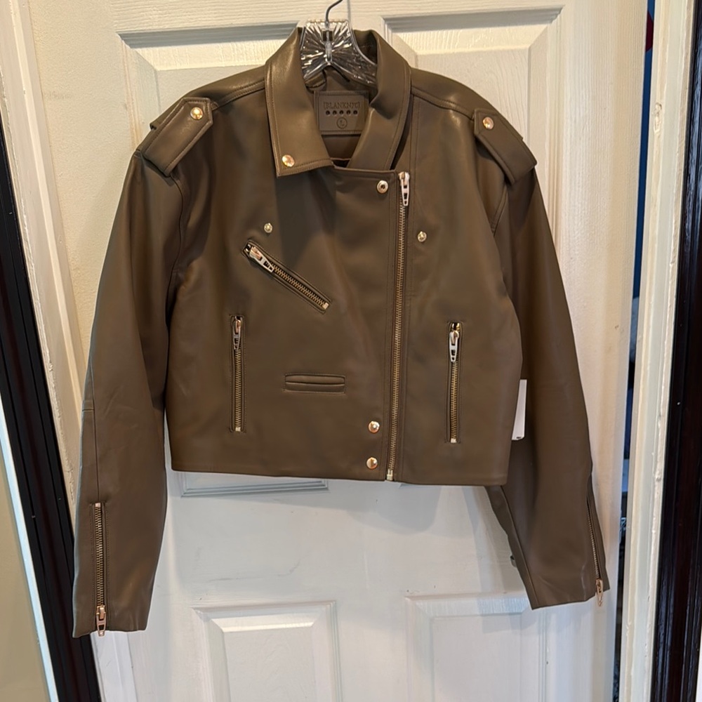 Brown Leather Jacket - image 1